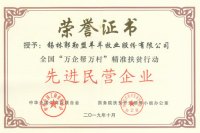 全國萬企幫萬村精準(zhǔn)扶貧行動先進民營企業(yè)